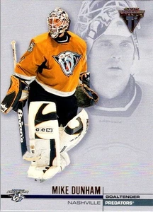 2001-02 Titanium Hockey Base #77 Mike Dunham - Picture 1 of 2