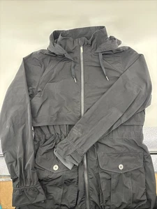 Carcasa de herrajes Mountian para mujer grande negra con capucha usada en excelente estado - Imagen 1 de 11