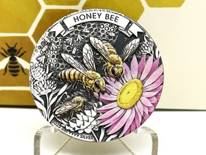 Australia 2025 2$ HONEY BEE Apis Mellifera 2 oz Silver Coloured Coin IN STOCK! - Picture 1 of 22