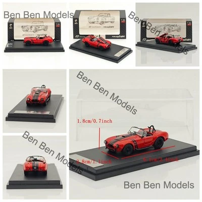 Fine Works 1/64 SHELBY COBRA 427S/C Hone Model 64x Open Top Edition Diecast - Image 1 of 4