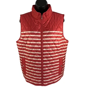 Neu Talbots gesteppte Polyester-Weste mit durchgehendem Reißverschluss für Damen Größe Large neu mit Etikett pink - Bild 1 von 8