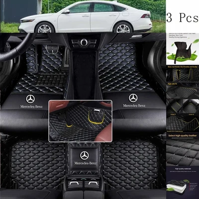 For Mercedes Benz All Models Car Floor Mats Waterproof Auto Custom Liner Carpets Foto 1 de 4