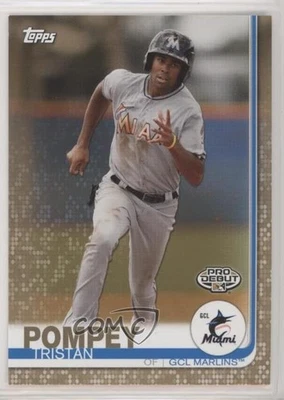 2019 Topps Pro Debut Gold /50 Tristan Pompey #174 - Image 1 of 2