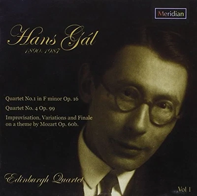 The Edinburgh Quartet - Hans Gal: String Quar... - The Edinburgh Quartet CD 5OVG - Image 1 of 2