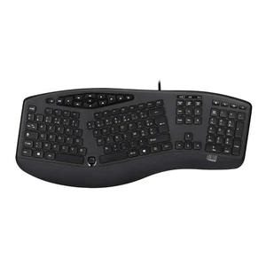 AKB-160UB Wired Ergonomic Keyboard with Integrated Palm Rest, Chiclet Keycaps... - Picture 1 of 9