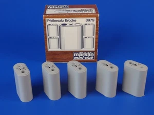 MARKLIN Z - 8979 - 5 Ramp Pillars 40 mm 1-5/8" / LN - Picture 1 of 2