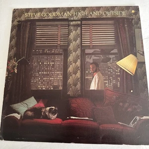 Steve Goodman-High & Outside Vinyl LP Asylum Singer-Songwriter City New Orleans - Picture 1 of 9