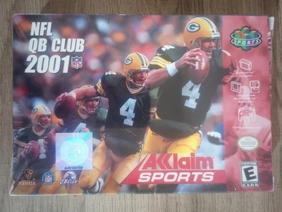 N64 NFL QB Club 2001 Football (Nintendo 64) N64 brand-new factory sealed, H-seam - Image 1 of 4