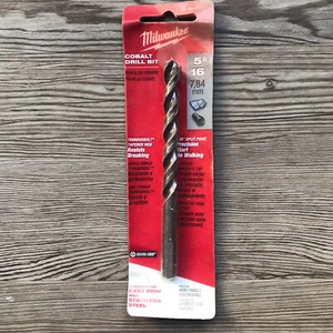 Milwaukee Thunderbolt Tapered Web Cobalt Drill Bit 135-Deg 5/16" 48-89-2317 - Picture 1 of 4