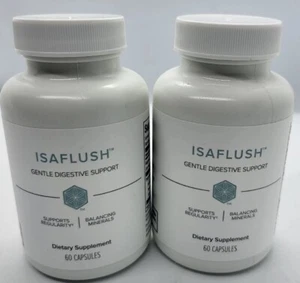 Isagenix IsaFlush 120 Capsules Gentle Digestive Support Exp 01/26 Free Shipping - Picture 1 of 3