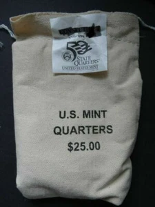 2008-P, 0,25 $ Arizona State Quarter US Mint 100 Coin Bag, Sealed, Mint Packaging - Bild 1 von 4