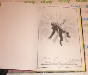 JAMIE LEE CURTIS GOLDMAN STEVENS SIGNED MOTHER NATURE BOOK AUTO COA HALLOWEEN - Picture 1 of 4