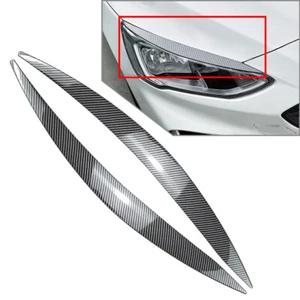 Headlight Eyebrows Eyelids Lids Cover Trim For Ford Focus MK4 2019-2021 - Picture 1 of 9