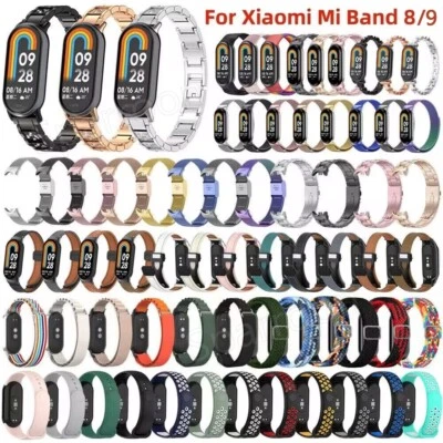 Armband Für Xiaomi Mi Band 8 9 10 NFC Fitness Tracker Smartwatch Uhrenarmband - Bild 1 von 4