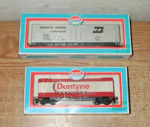 MODEL POWER HO SCALE BOXCARS: 9054 THERMO KING BN & 9016 WOODEN REEFERS DENENTYNE - Bild 1 von 6