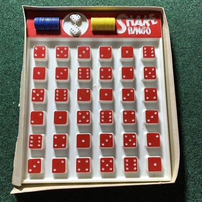 shake bingo dice game chip schaper americas fastest action game vintage complete - Image 1 of 4