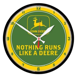 John Deere Nothing Runs Like a Deere 32cm Wall Clock - Foto 1 di 2