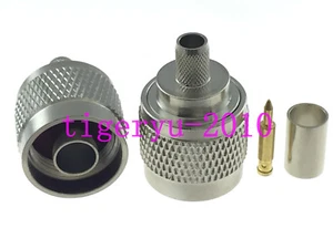 1pce N male plug crimp RG8X RG-8X LMR240 Coaxial connector - Picture 1 of 5