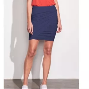 Sundry Damen Crossover Rüschen Rock Navy 0 - Bild 1 von 1