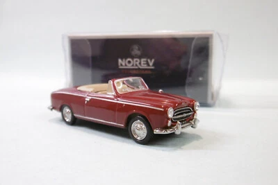 Norev - PEUGEOT 403 Cabriolet bordeaux 1957 Neuf NBO HO 1/87 - Photo 1/3