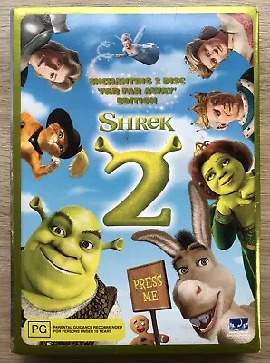 A197 Shrek 2 Enchanting Far Far Away Edition DVD Region 4 2 Discs Dreamworks VGC - Image 1 of 4