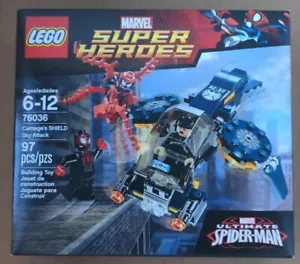 LEGO Marvel Super Heroes 76036 Carnage's SHIELD Sky Attack NEW SEALED RETIRED - Picture 1 of 2