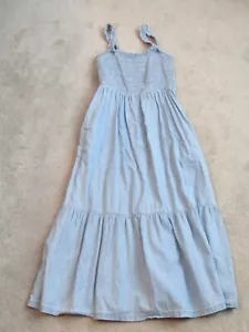Gap Girls Baby Blue Maxi Dress with Straps Size Small - Picture 1 of 1