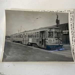 Cleveland OH 1948 Photo 8x10 Train Car St. Clair Nottingham #4019 Trolley Photo - Picture 1 of 8