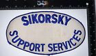 RARE LARGE Cold War Sikorsky Support Services Helicopter Contract Back Patch