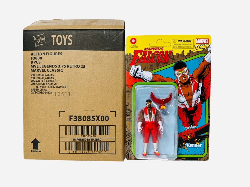 Hasbro Kenner Marvel Legends Marvel’s Falcon Retro 3.75” Action Figure Toy