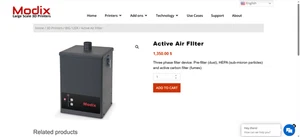 Modix Active Air Filter ***Brand New with Spare Filter*** - Afbeelding 1 van 9