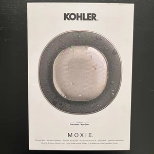 KOHLER Moxie Soffione Doccia Impermeabile Bluetooth Altoparlante Wireless Spazzolato Nicke NUOVO - Foto 1 di 11