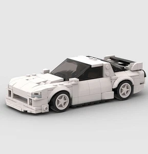 Custom MOC Lego MAZDA RX-7 FD in White 294 Piece Building Brick Car - Picture 1 of 5