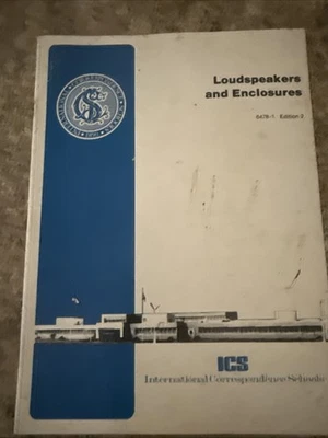 Altavoces y gabinetes ICS manual de audio vintage 1978 Foto 1 de 4