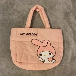 My Melody Embroidered Puffer Tote Bag - Picture 1 of 14
