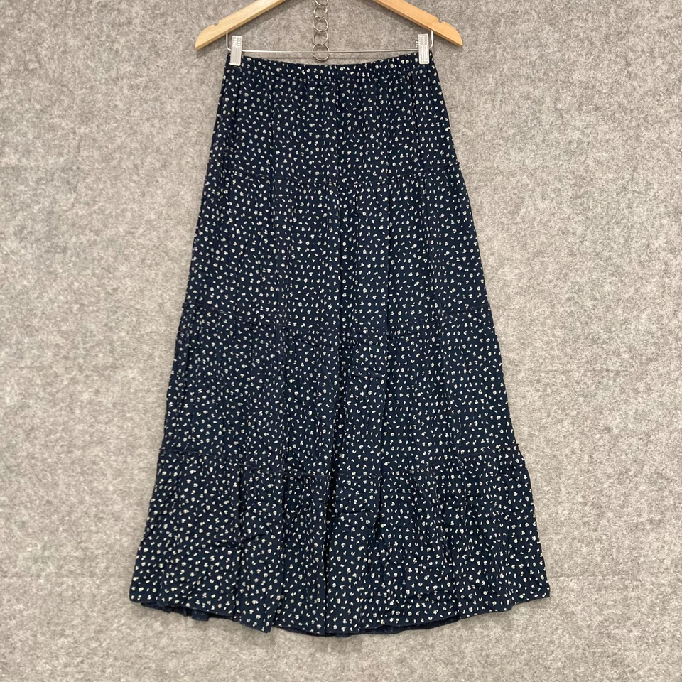 Brandy Melville женская юбка один размер синий цветочный эластичный пояс макси 33310 - Изображение 1 из 4