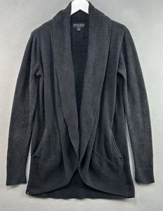 Barefoot Dreams Sweater Cardigan Medium Black CozyChic Lite Circle Cardi 452 - Picture 1 of 7
