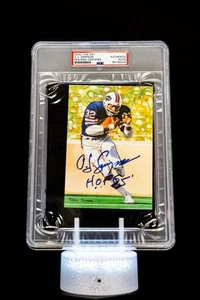 O.J. Simpson 1994 H.O.F. Cards Hall of Fame Signature Series / PSA Authentic - Picture 1 of 7