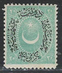 TURQUÍA 1876 INCREÍBLE SELLO ANTIGUO MUY FINO COMO NUEVO OG RECARGADO 20 Pa. Scott # 43 - Imagen 1 de 2