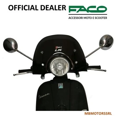 FACO 28300 CUPOLINO ODT FUME CON ASTE PIAGGIO 150 FOR VESPA LX 2010-2013 - Immagine 1 di 2