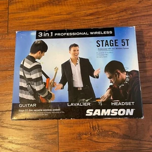 Samson 3 In 1 Professional Wireless Stage 5T VHF 3 In 1 Wireless System - Picture 1 of 7