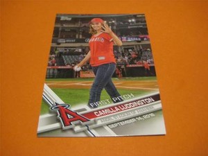 2017 Topps Series 2 First Pitch Insert #37 Camilla Luddington Angels