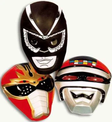 Superheld Maske Superheldenmaske Power Roboter Kämpfermaske 126096013 - Bild 1 von 2