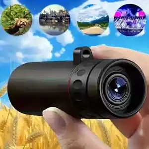 Powerful 2000x25 HD Monocular Telescope Mini Portable Binocular Hunting Camping - Picture 1 of 12