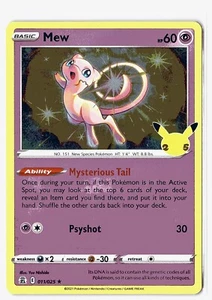 Mew 011/025 Celebrations Holo - Picture 1 of 2