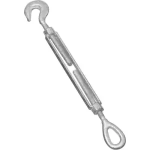 National Hardware N177-493 3272BC Fibbia girevole con gancio e occhio in zincato - Foto 1 di 4
