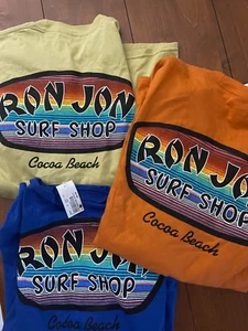 Camiseta Ron Jon Surf Shop Cocoa Beach FL Arco Iris Manga Corta Para Hombre Nueva Con Etiquetas Azul - Imagen 1 de 10