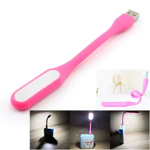 Mini LED USB Night Light Laptop PC Bright book Flexible Tablet For Power Bank - Picture 1 of 4