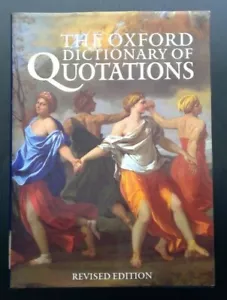 The Oxford Dictionary Of Quotations - Revised Fourth Edition 1996 Good Condition - Picture 1 of 6