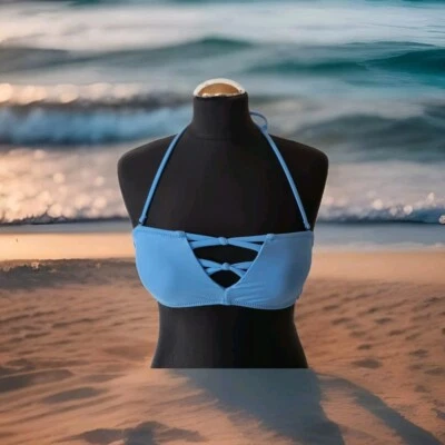 Volcom, Damen, Bikini, Oberteil, Gr. XS, Neu, Bademode, Simply Solid Bandeau  - Bild 1 von 3